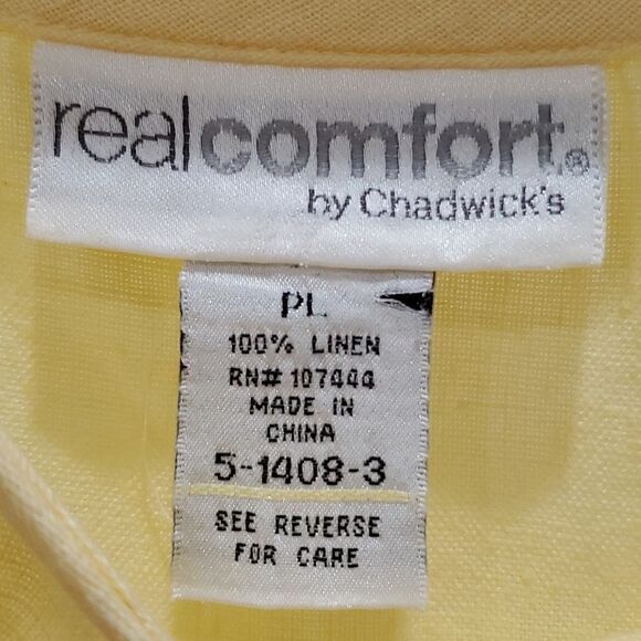 Chadwicks Women’s 100% Linen Dress, Nwot, Size PL - Picture 2 of 4